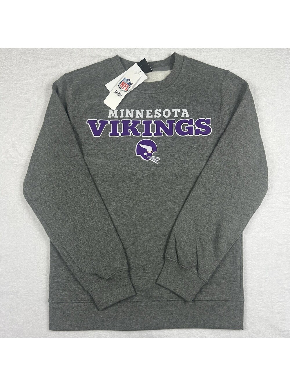 Minnesota Viking Sweatshirt Women's Size Small Gray Comfortable NFL Team Appare